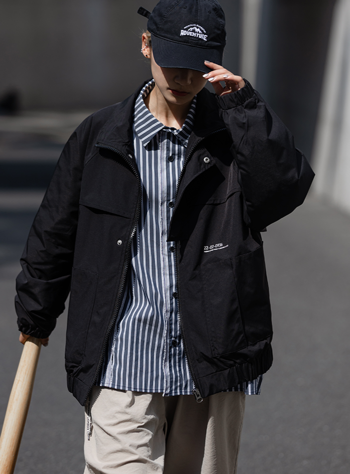 スタンドカラー ワークジャケット – MOBU スタンドカラー ワークジャケット – MOBU