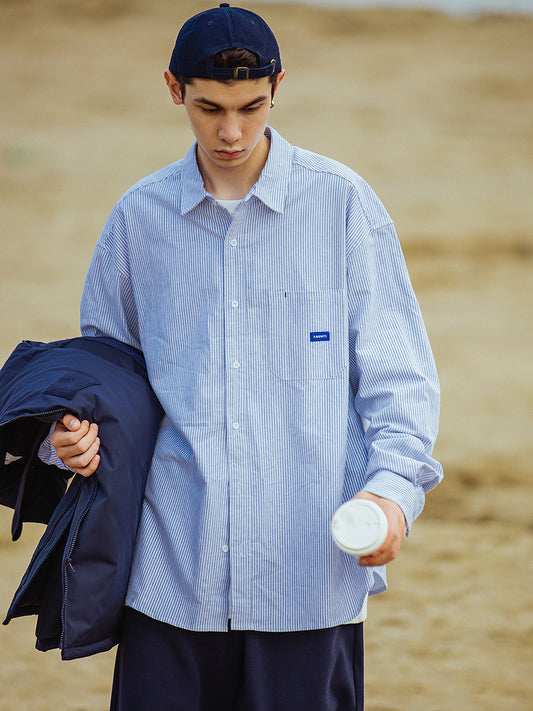 GREENTEA ストライプシャツ MB2431