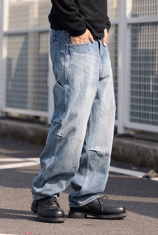 SHOGA ウォッシュ ペイントデニム MB4987