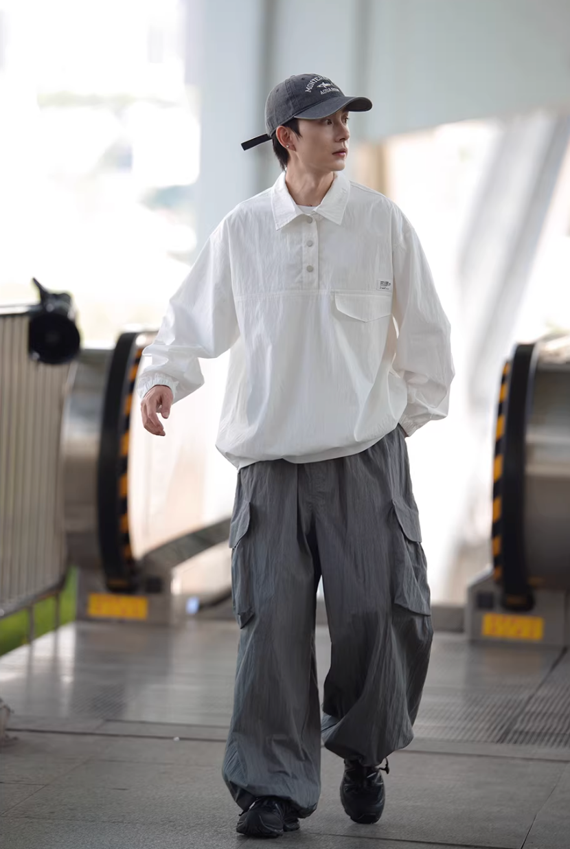 NOCLUE ナイロン カーゴパンツ MB5002