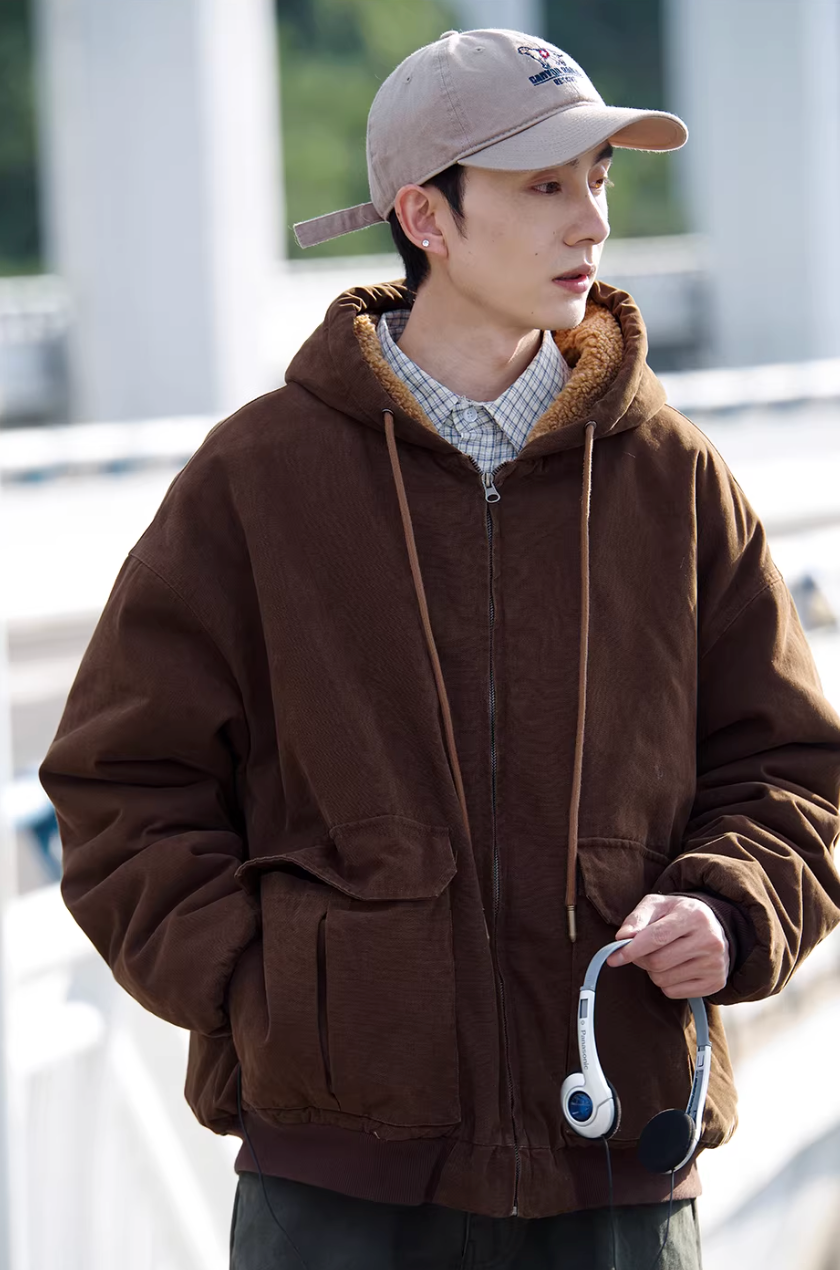 NOCLUE 裏ボア ダックパーカー MB5003