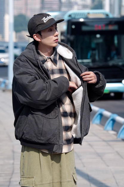 NOCLUE 裏ボア ダックパーカー MB5003