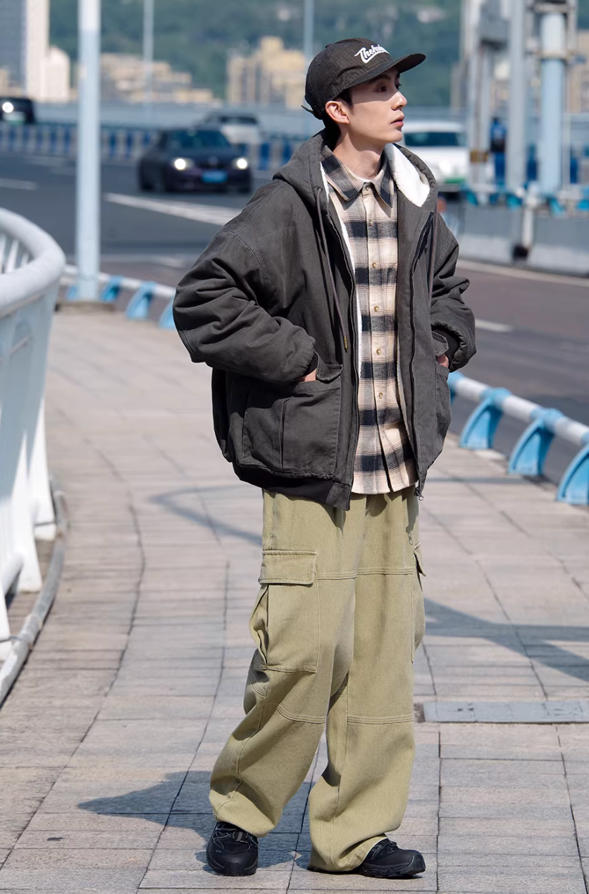 NOCLUE 裏ボア ダックパーカー MB5003