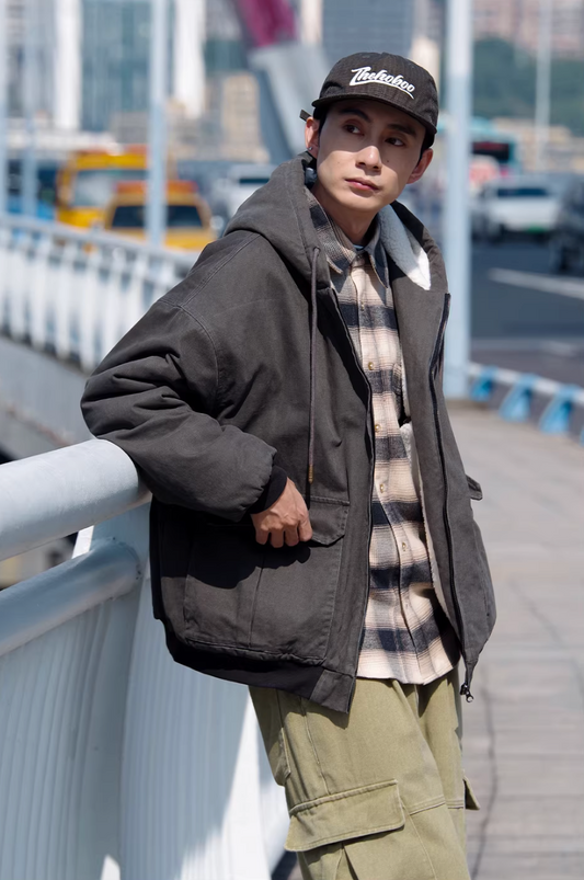 NOCLUE 裏ボア ダックパーカー MB5003