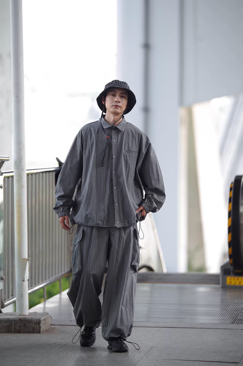 NOCLUE ナイロンシャツ MB5008