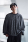 NOCLUE ストライプ ロングTシャツ MB5015