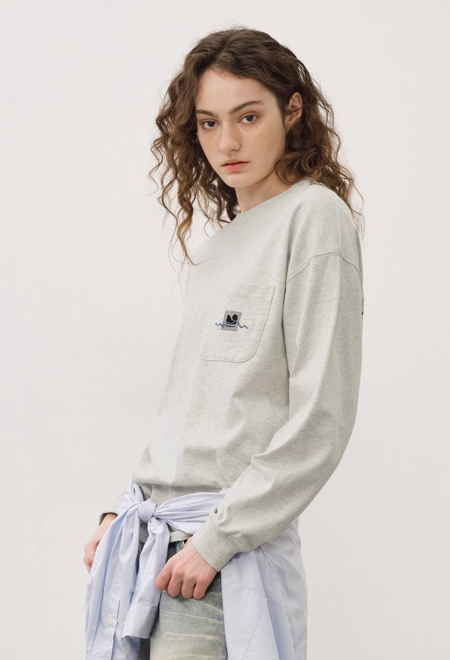 714STREET 両面プリント ロングTシャツ MB5035