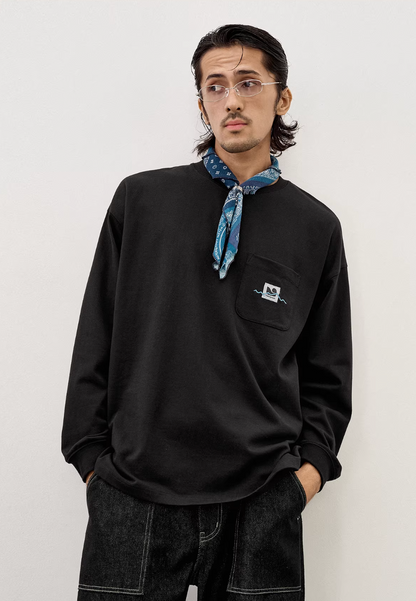 714STREET 両面プリント ロングTシャツ MB5035