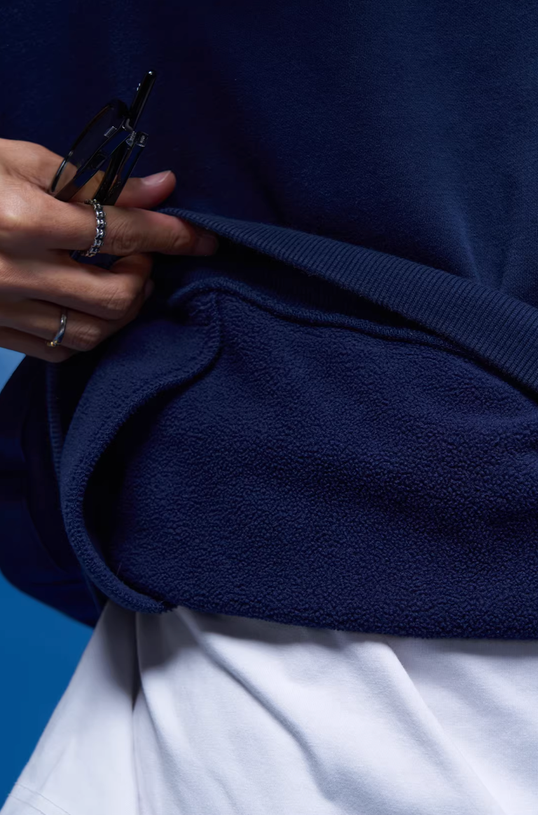 BANANACLUB ウォッシュ ハーフジップ スウェット MB5040