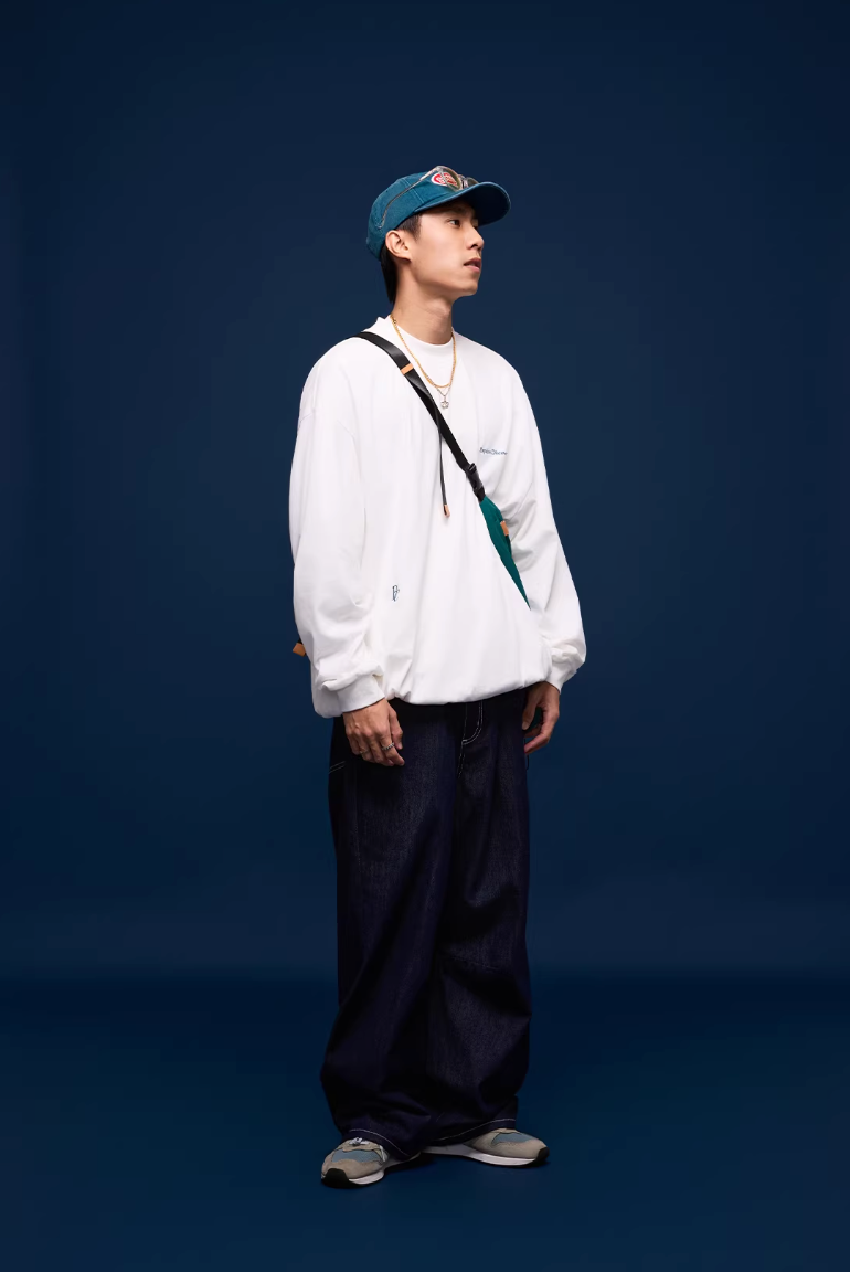 BANANACLUB ツーポイントロゴ ロングTシャツ MB5042