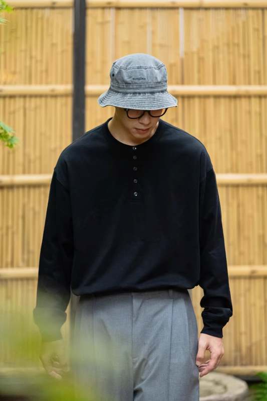 BTB ヘンリーネックシャツ MB5069