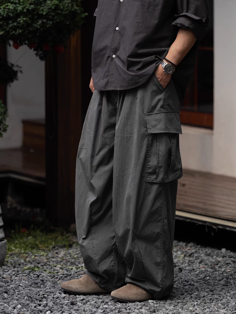 MASSULTI ワイド カーゴパンツ MB5071