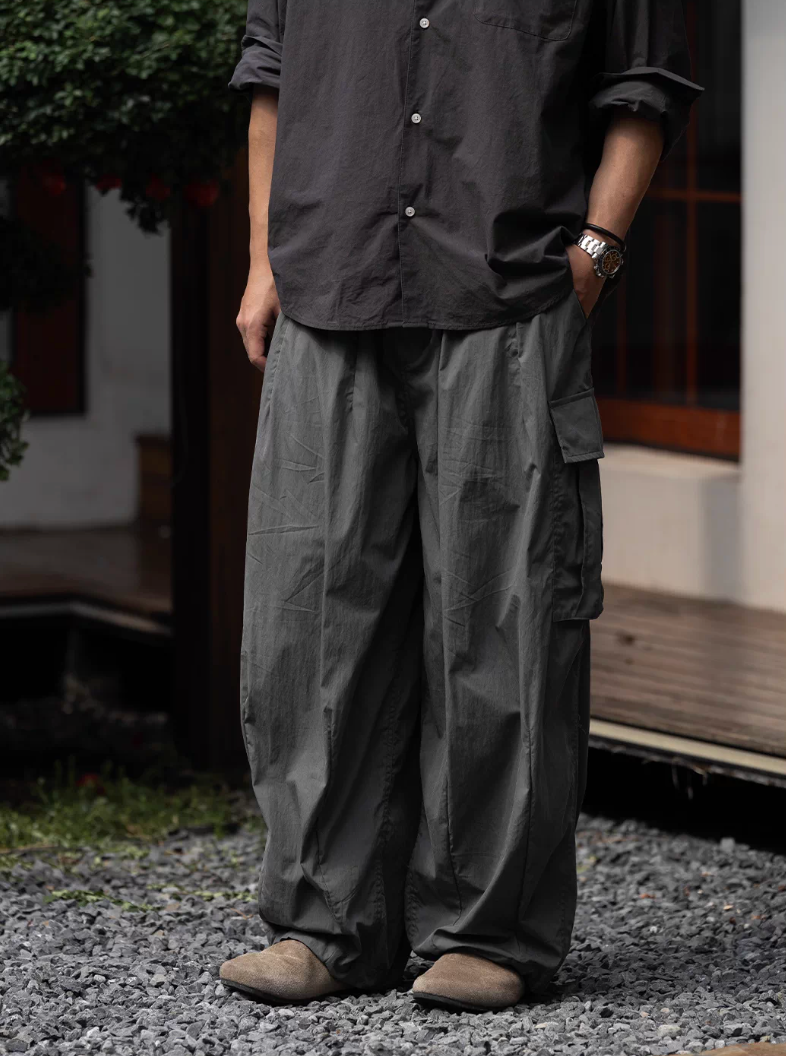 MASSULTI ワイド カーゴパンツ MB5071