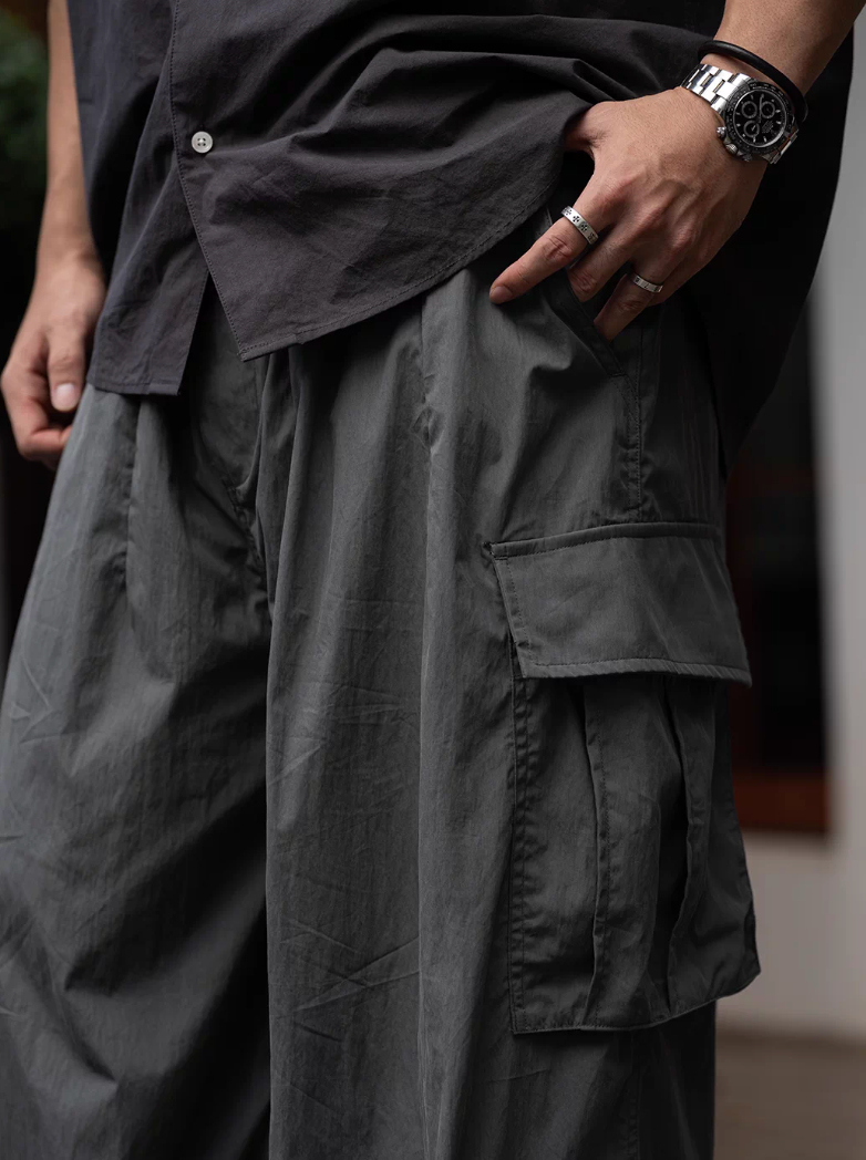 MASSULTI ワイド カーゴパンツ MB5071