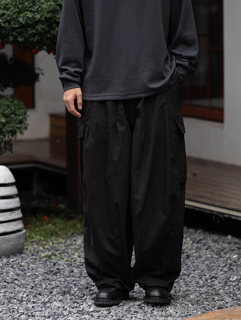 MASSULTI ワイド カーゴパンツ MB5071