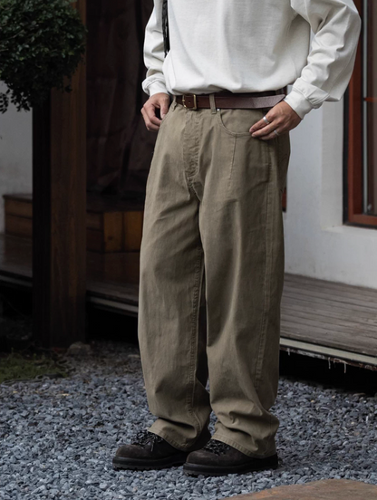 MASSULTI ウォッシュ コーデュロイパンツ MB5075