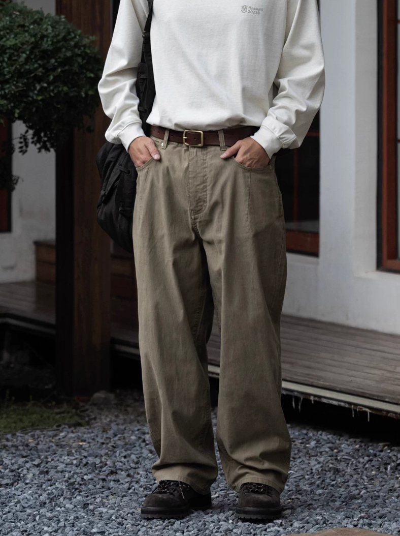 MASSULTI ウォッシュ コーデュロイパンツ MB5075