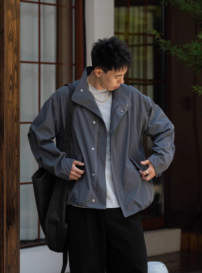 MASSULTI ウォッシュ スタンドカラージャケット MB5077