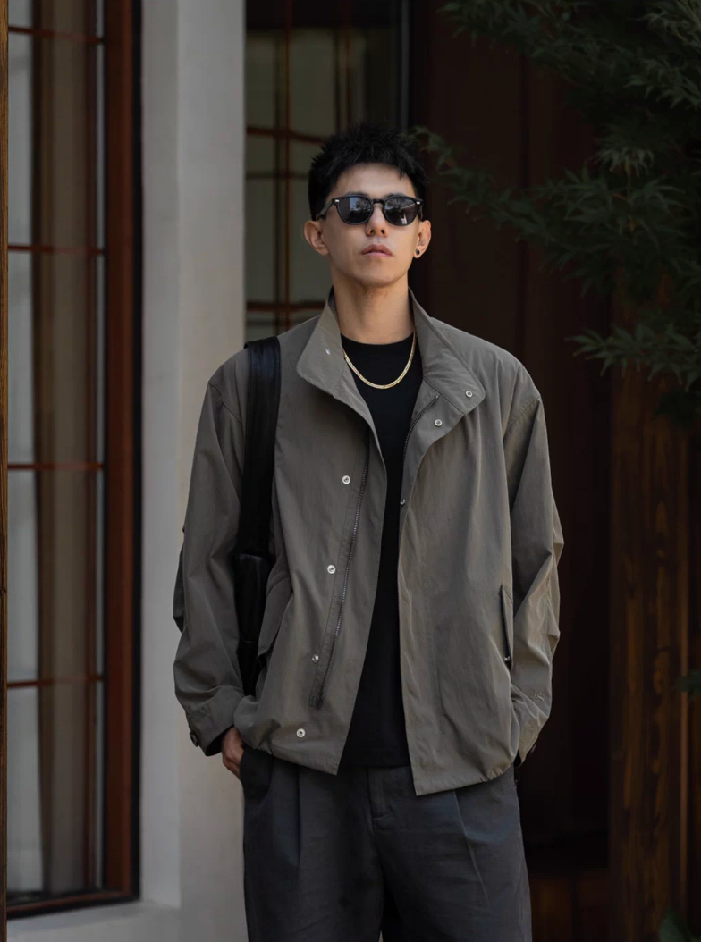 MASSULTI ウォッシュ スタンドカラージャケット MB5077