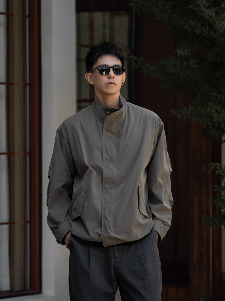 MASSULTI ウォッシュ スタンドカラージャケット MB5077