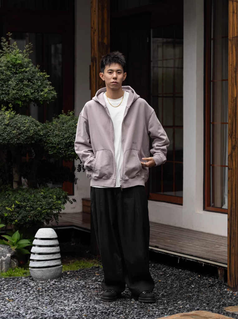 MASSULTI ウォッシュ ジップアップパーカー MB5078