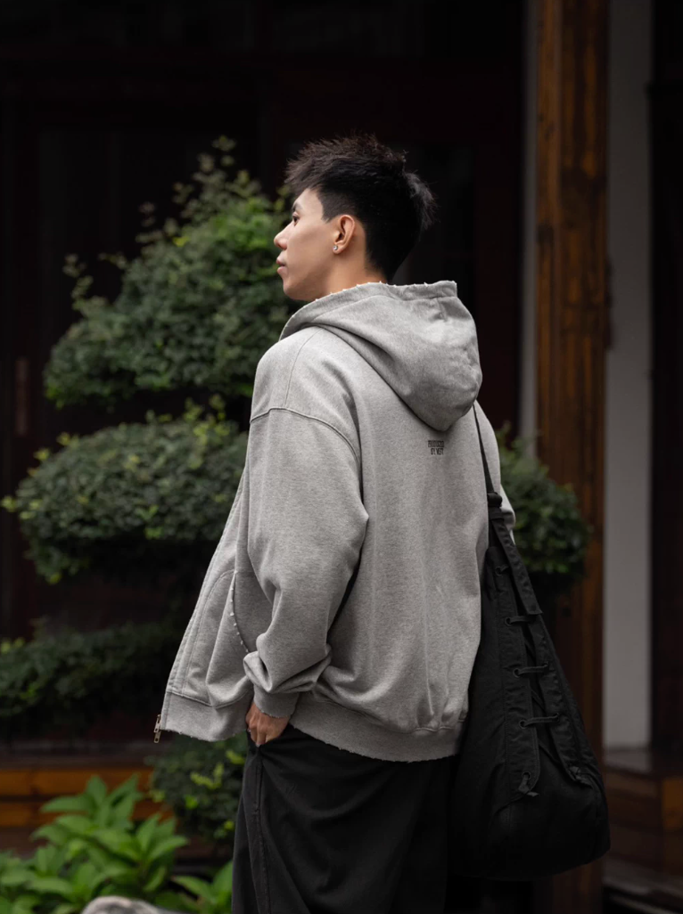 MASSULTI ウォッシュ ジップアップパーカー MB5078