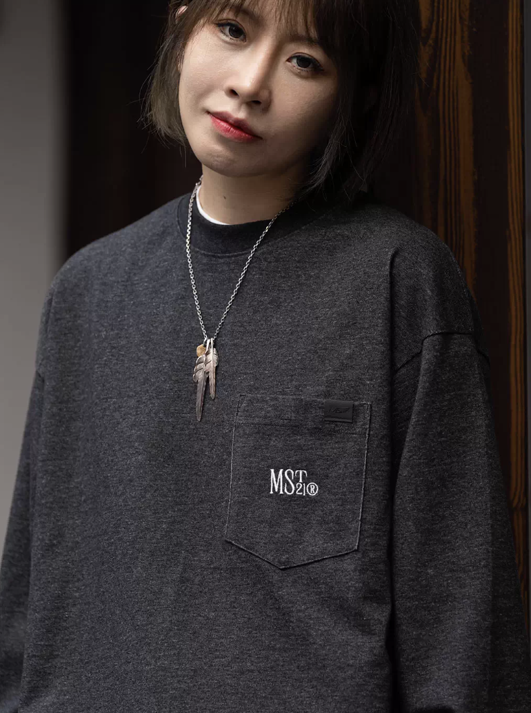 MASSULTI ポケット ロングTシャツ MB5083