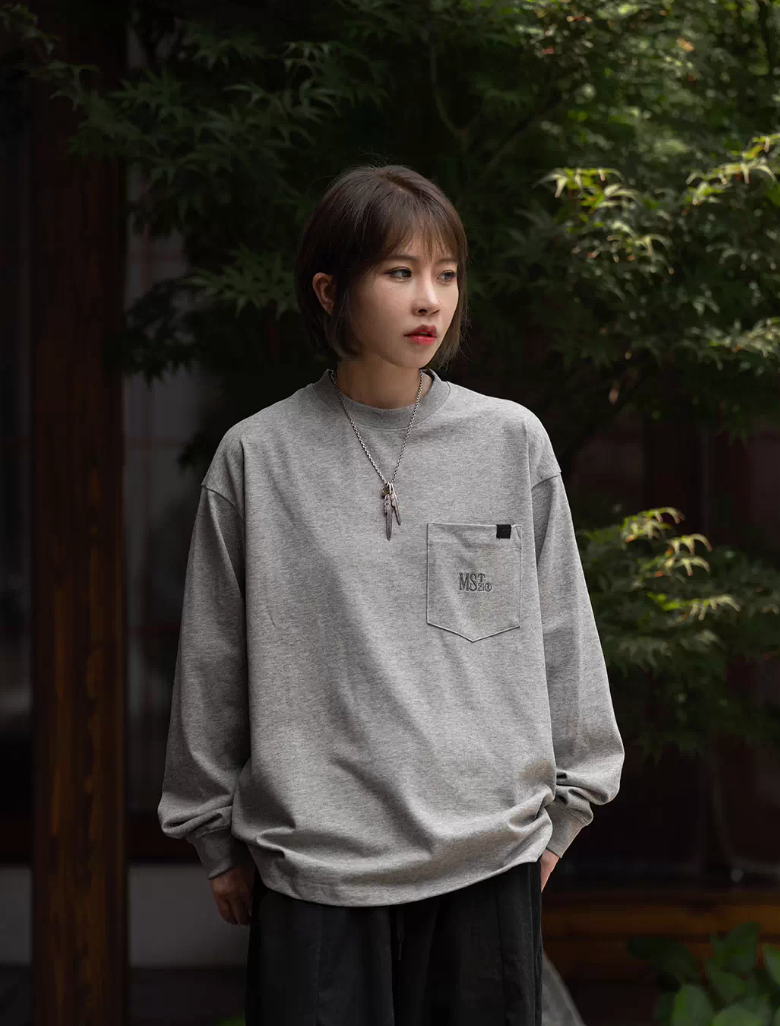 MASSULTI ポケット ロングTシャツ MB5083
