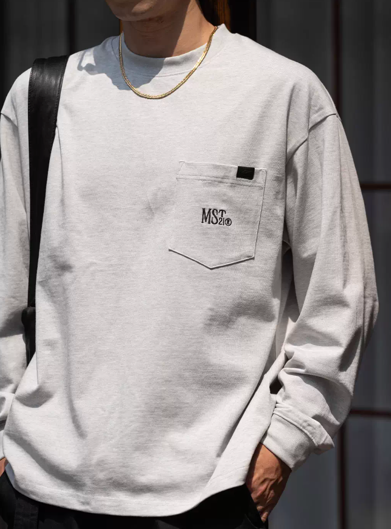 MASSULTI ポケット ロングTシャツ MB5083