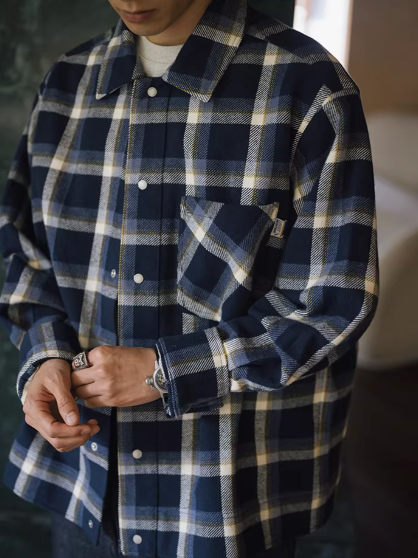 FONCTION チェックシャツ MB5098