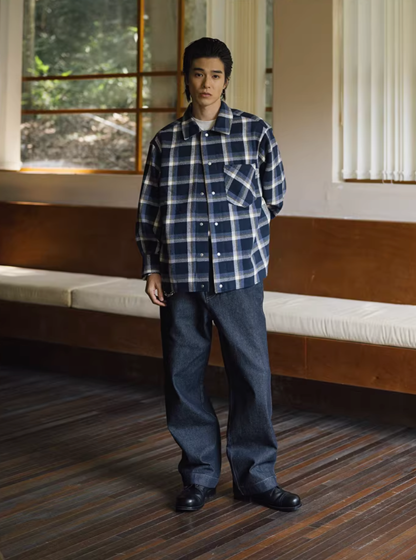 FONCTION チェックシャツ MB5098