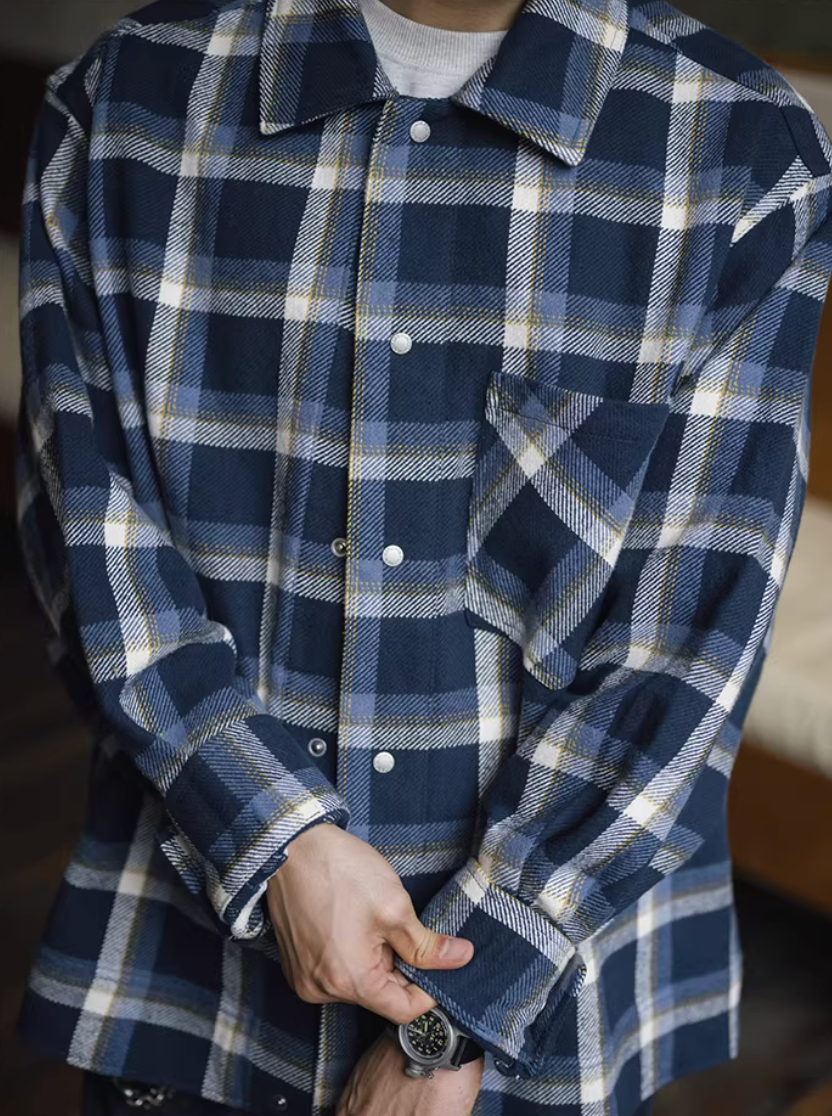 FONCTION チェックシャツ MB5098