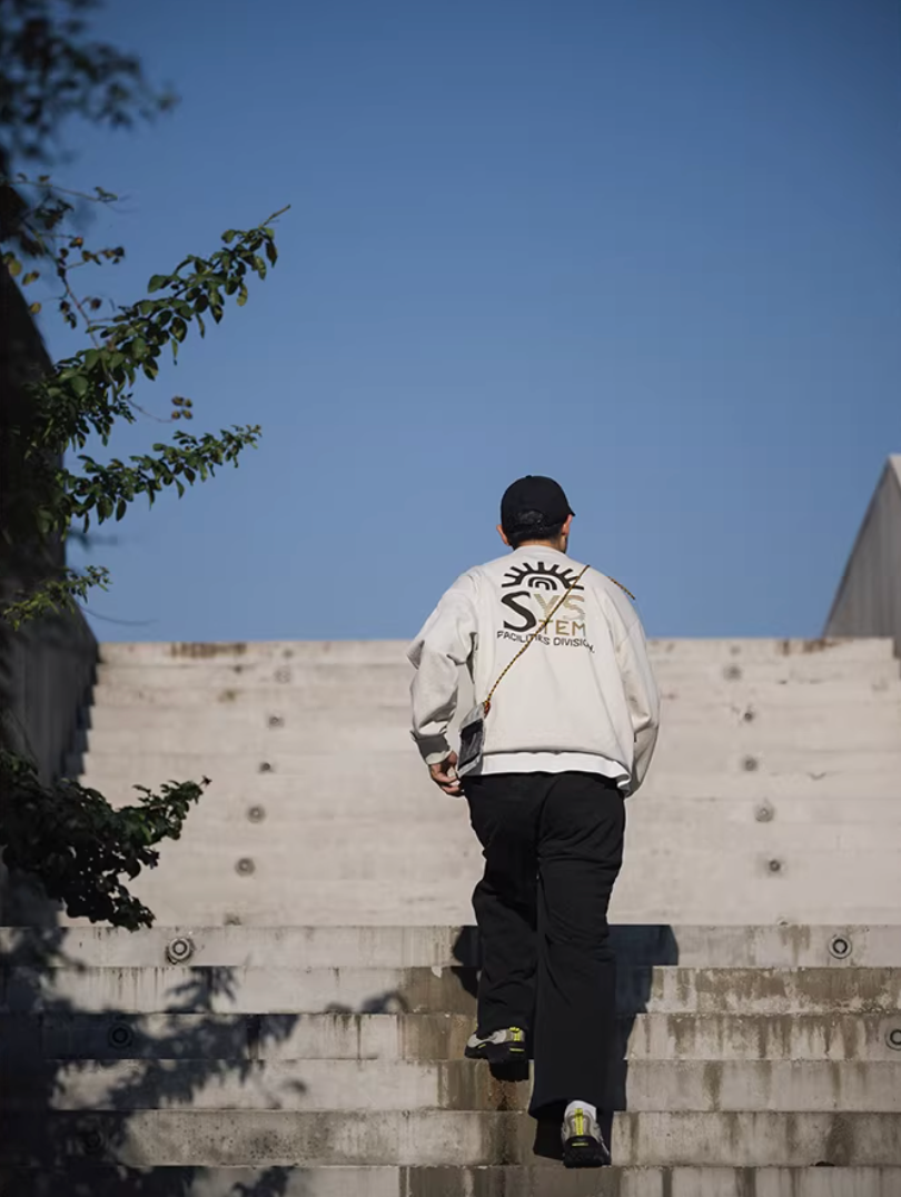 FONCTION バックプリント スウェット MB5100