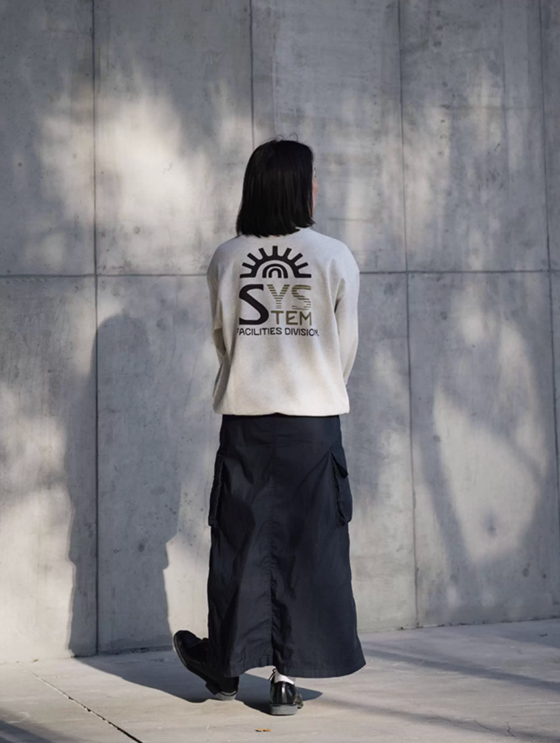 FONCTION バックプリント スウェット MB5100