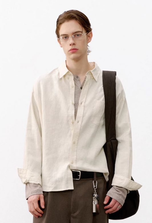 714STREET リネンシャツ MB5110