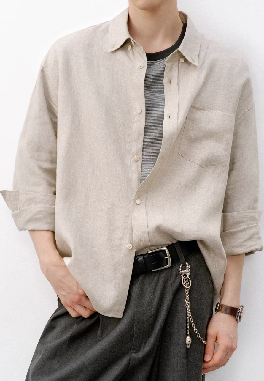 714STREET リネンシャツ MB5110