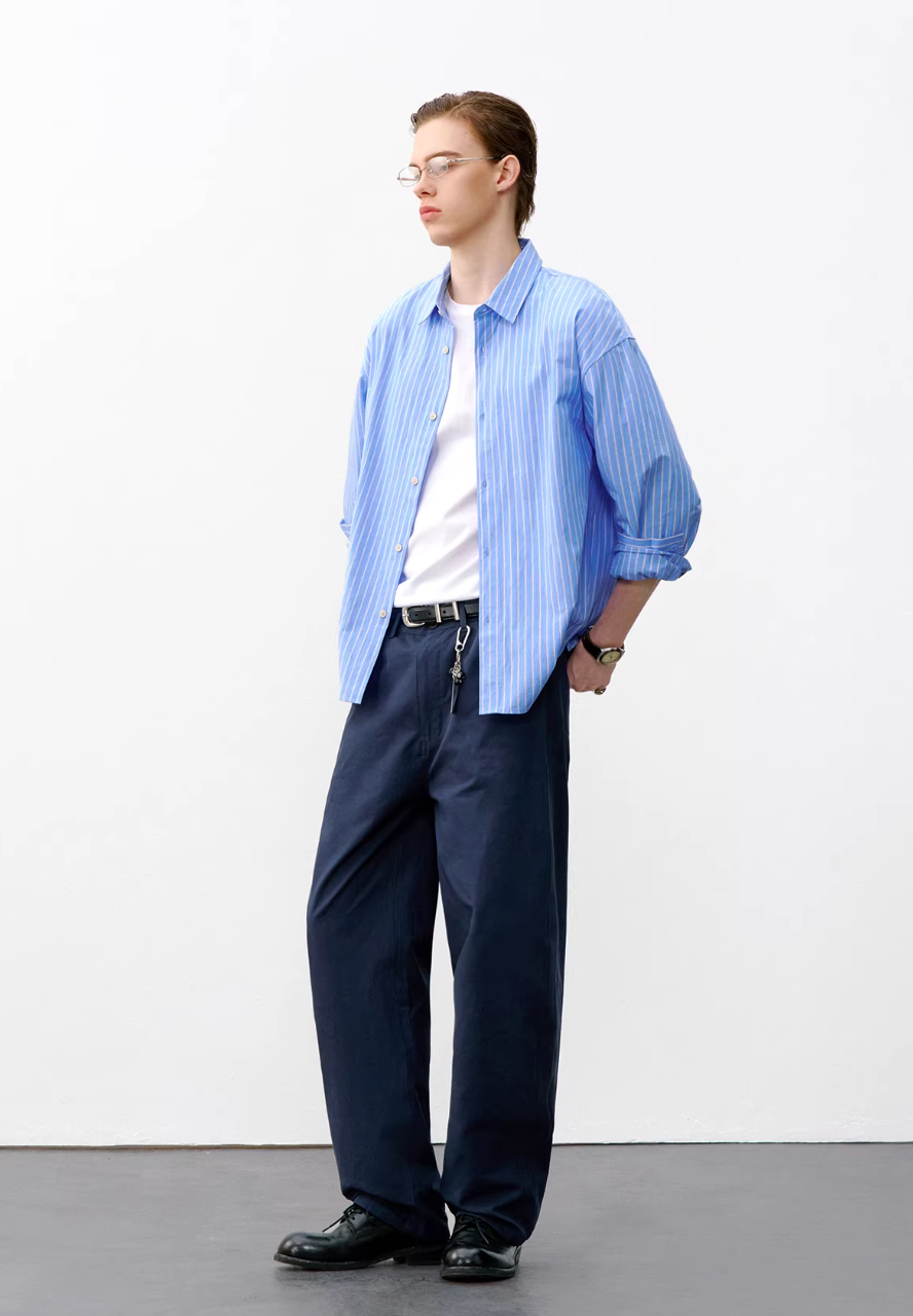 714STREET ストライプシャツ MB5112