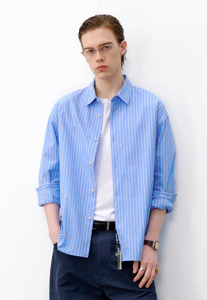 714STREET ストライプシャツ MB5112