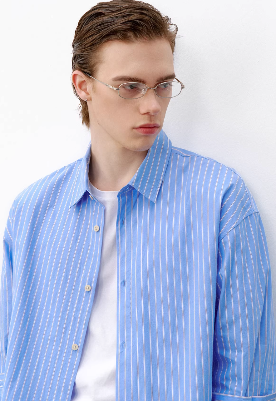 714STREET ストライプシャツ MB5112