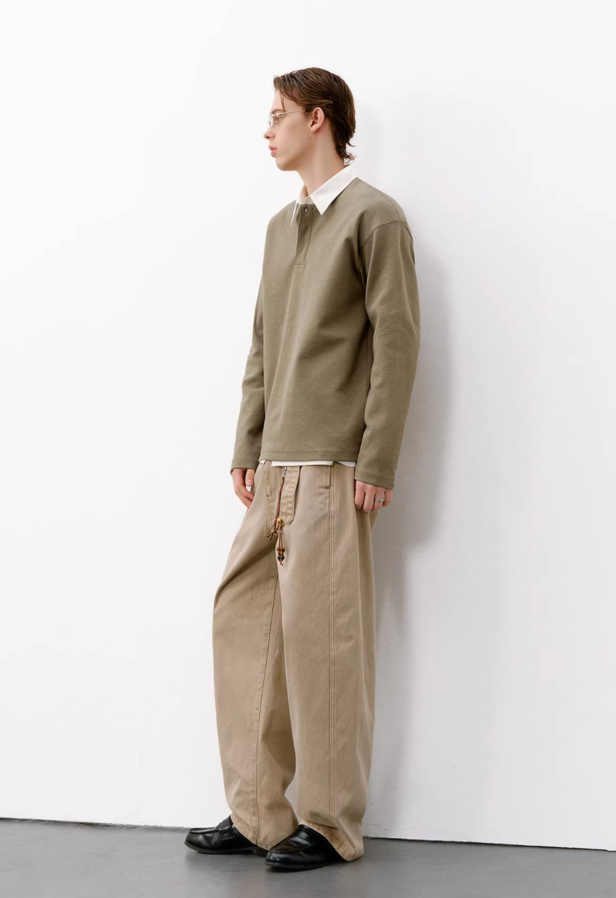 714STREET ヘンリーネックシャツ MB5114