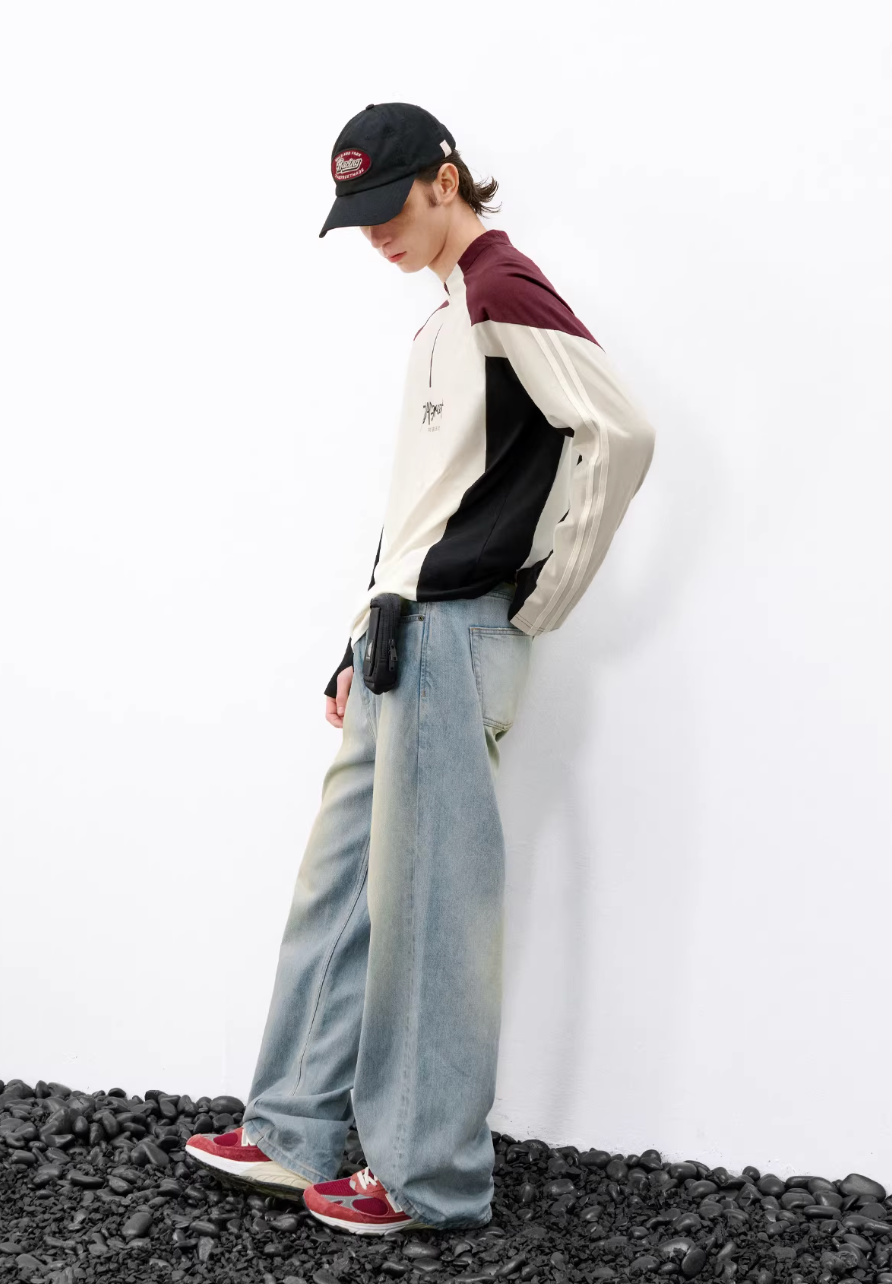 714STREET ハーフジップ プルオーバー MB5117