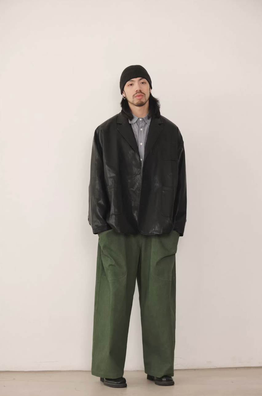 NOEARS レザーテーラードジャケット MB5121