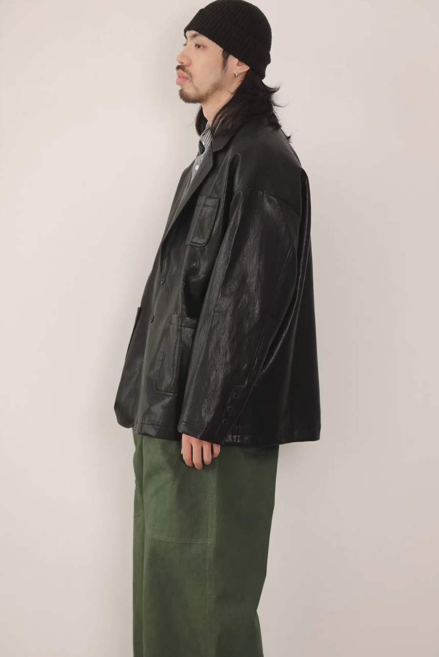 NOEARS レザーテーラードジャケット MB5121