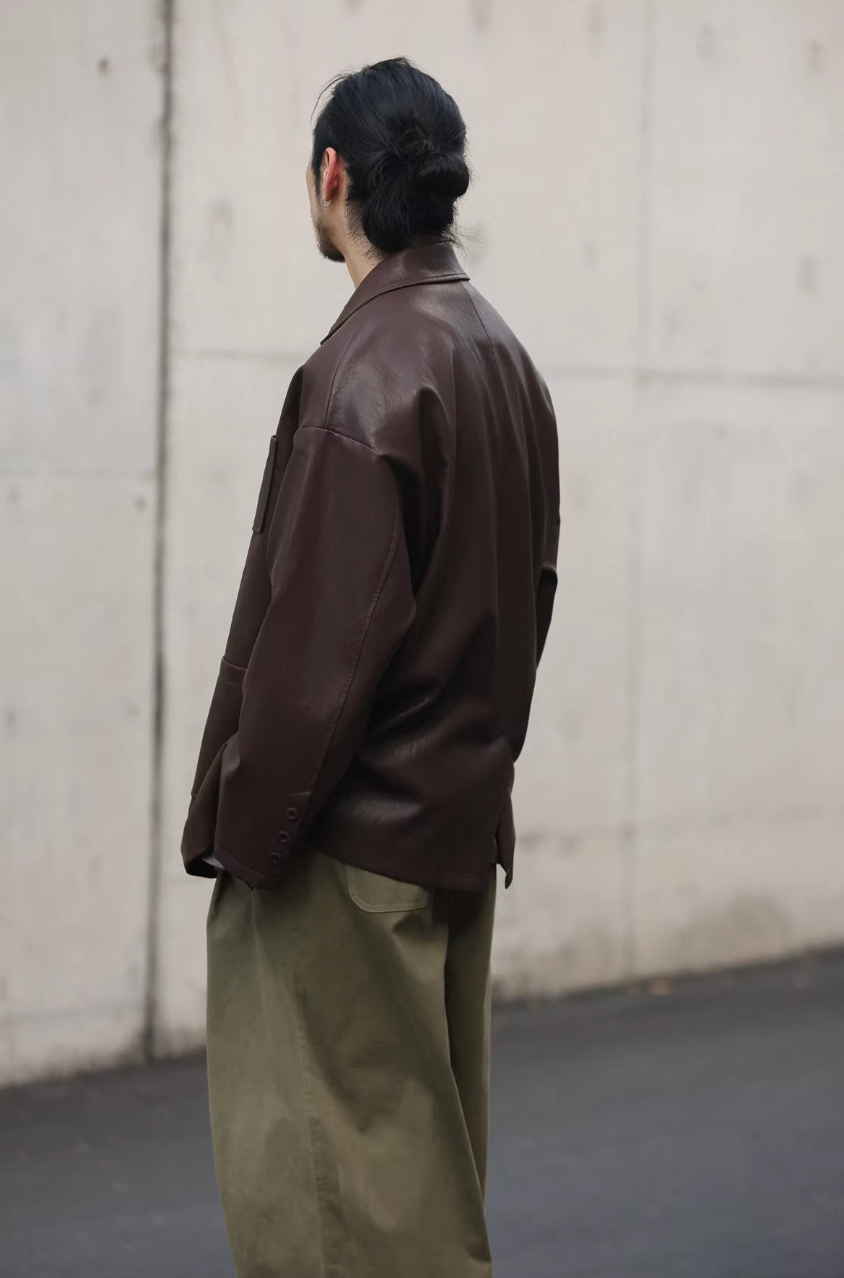 NOEARS レザーテーラードジャケット MB5121