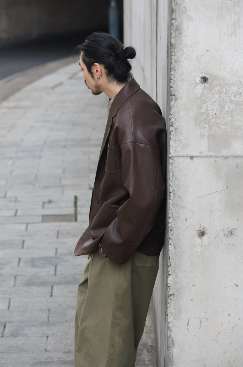 NOEARS レザーテーラードジャケット MB5121