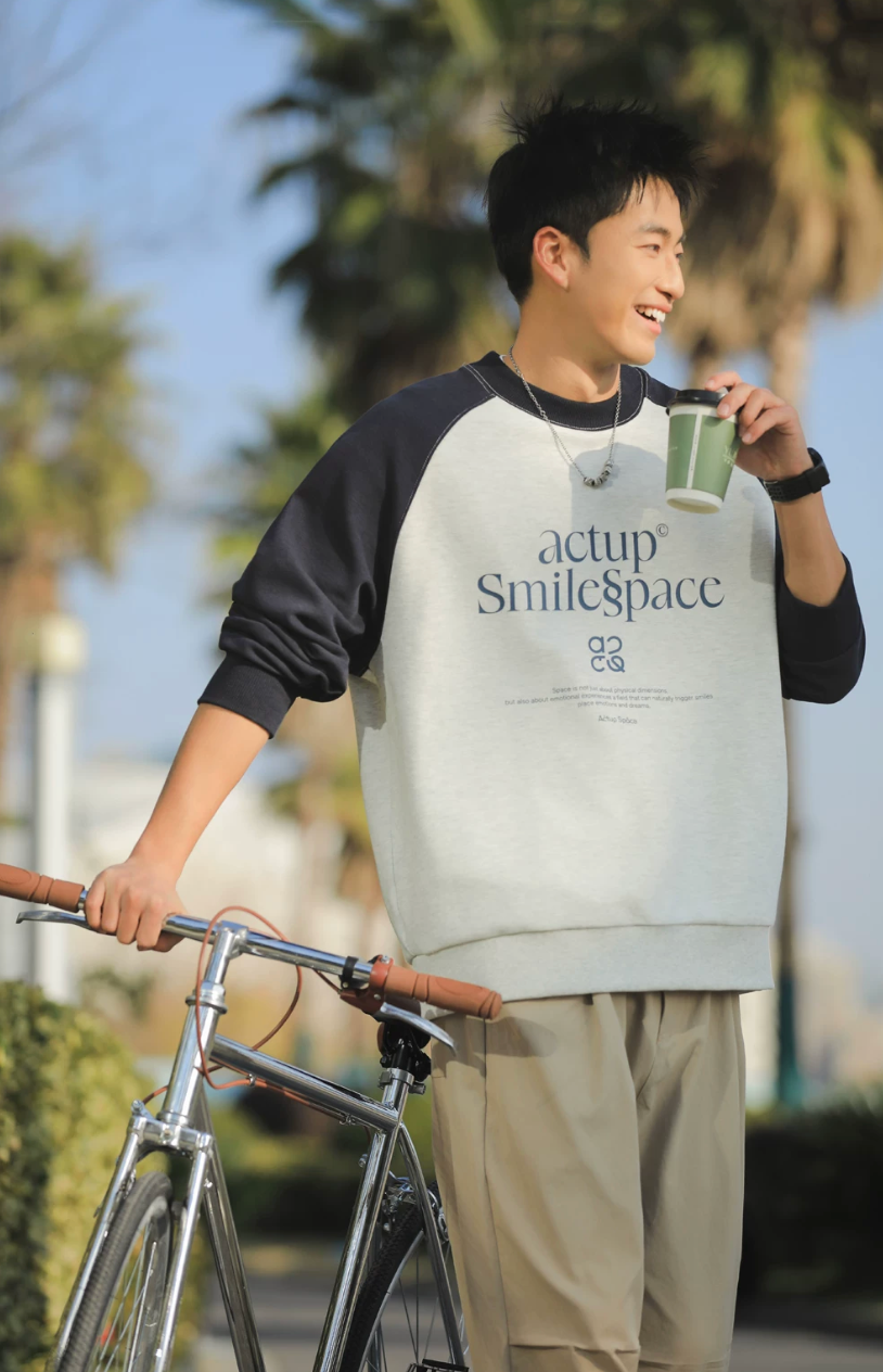 ACTUP ラグラン ロングTシャツ MB5147
