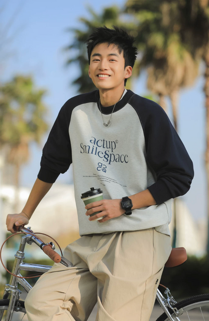 ACTUP ラグラン ロングTシャツ MB5147