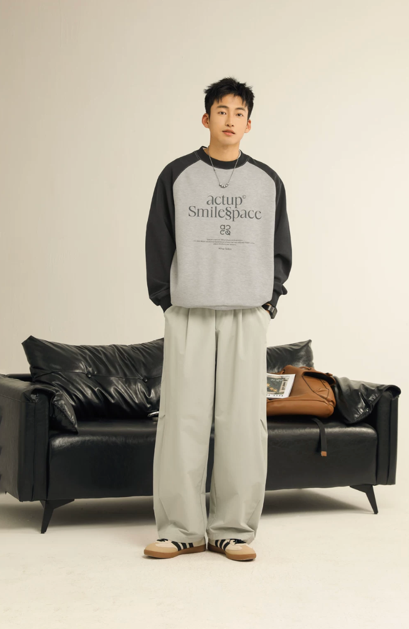 ACTUP ラグラン ロングTシャツ MB5147