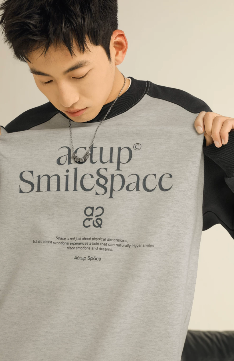 ACTUP ラグラン ロングTシャツ MB5147