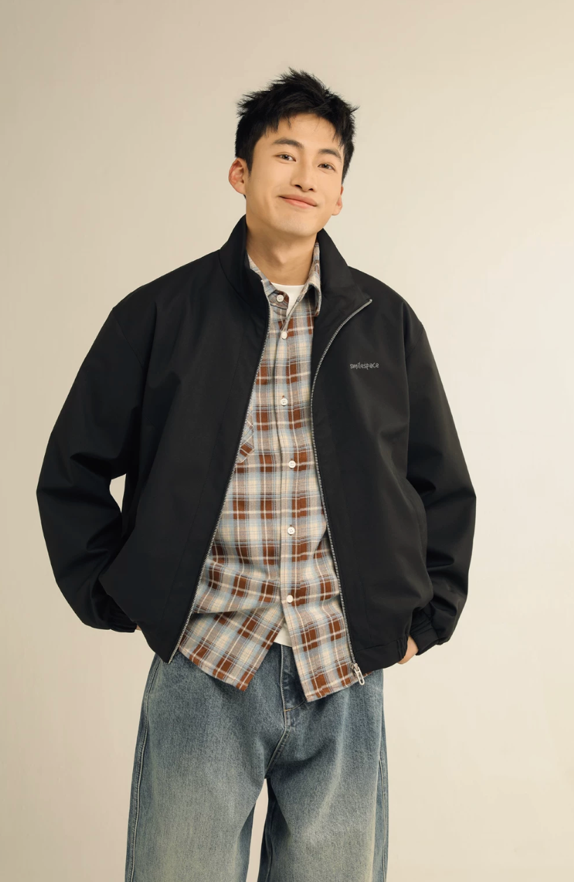 ACTUP スタンドカラージャケット MB5155